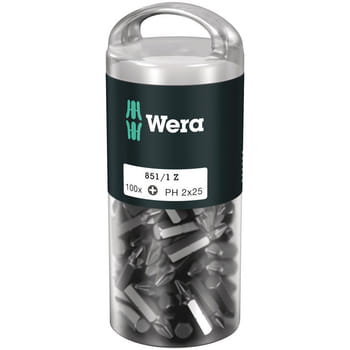 Wera 850/1Z PH Extra Tough Phillips Screwdriver Bits