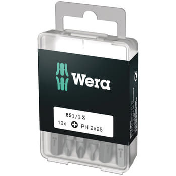 Wera 851/1Z PH SB Tough DIY Phillips Screwdriver Bits