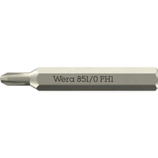 Wera 851/0 PH 4mm Hex Drive Micro Phillips Screwdriver Bit
