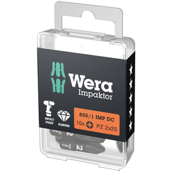 Wera 855/1 PZ Impaktor Pozi Screwdriver Bits