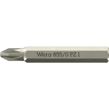 Wera 855/0 4mm Hex Drive Micro Pozi Screwdriver Bits