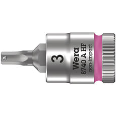 Wera 8740 A HF Zyklop 1/4" Drive Hexagon Socket Bit Metric