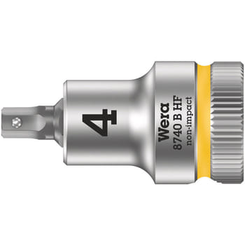 Wera 8740 B HF Zyklop 3/8" Drive Hexagon Socket Bit Metric