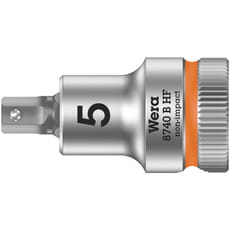 Wera 8740 B HF Zyklop 3/8" Drive Hexagon Socket Bit Metric