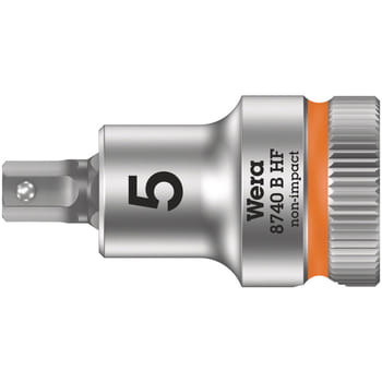 Wera 8740 B HF Zyklop 3/8" Drive Hexagon Socket Bit Metric