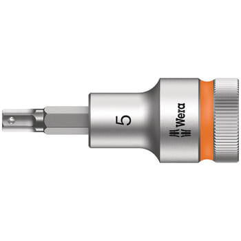 Wera 8740C HF Zyklop 1/2" Drive Hexagon Socket Bit Metric