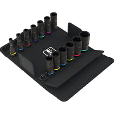 Wera 8790 B Impaktor 13 Piece 3/8" Drive Deep Hexagon Impact Socket Set Imperial