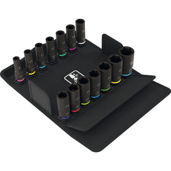 Wera 8790 B Impaktor 14 Piece 3/8" Drive Deep Hexagon Impact Socket Set
