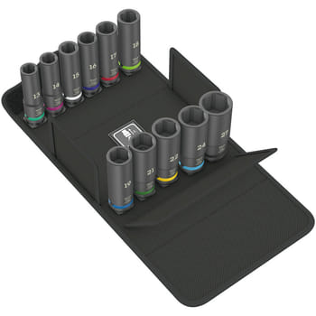 Wera 8790 C Impaktor 11 Piece 1/2" Drive Deep Hexagon Socket Set