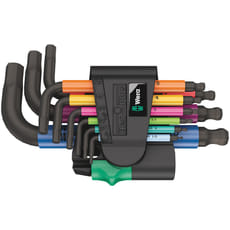 Wera 9 Piece 950/9 Hex Plus Multicolour Key Set