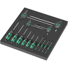 Wera 9712 14 Piece Torx Screwdriver Set in Foam Insert Tray