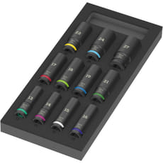 Wera Impaktor 11 Piece 1/2" Drive Deep Impact Socket Set in Foam Module