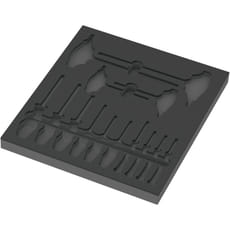 Wera Empty Foam Insert Tray for 9712 Torx Screwdriver Set
