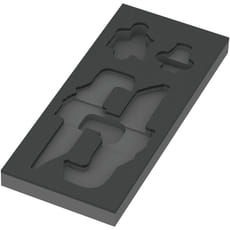 Wera Empty Foam Insert Tray for 9740 L Key and Tape Measure Set