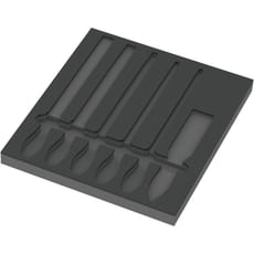 Wera Empty Foam Insert Tray for 9883 Pferd Files Set