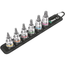 Wera 6 Piece 1/2 Drive Zyklop Torx HF Bit Socket Set