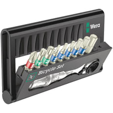 Wera Zyklop 10 Piece Bicycle Screwdriver Bit Set and Ratchet