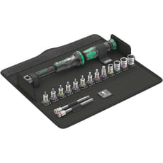 Wera 16 Piece 1/4" Bicycle Torque Wrench and Socket Set