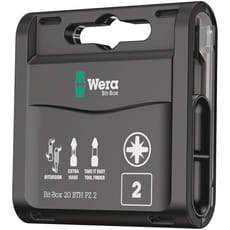 Wera Bit-Box Bi-Torsion Extra Hard Pozi Screwdriver Bits