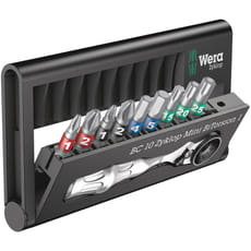 Wera Bit Check 10 Piece Zyklop Mini Ratchet  Bitorsion Bit  Set