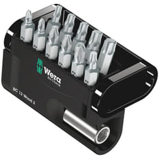 Wera 12 Piece Bit-Check Wood Screwdriver Bit Set