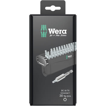 Wera 30 Piece Torx Screwdriver Bit Set