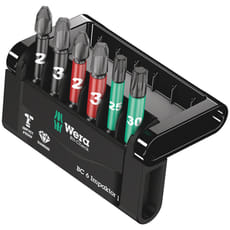 Wera Impaktor 6 Piece Bit-Check Impact Screwdriver Bit Set