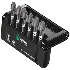 Wera 6 Piece Impaktor Mini Check Pozi Bit Set