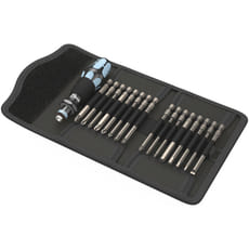 Wera 17 Piece Kraftform Kompakt Stainless Steel Bit Set