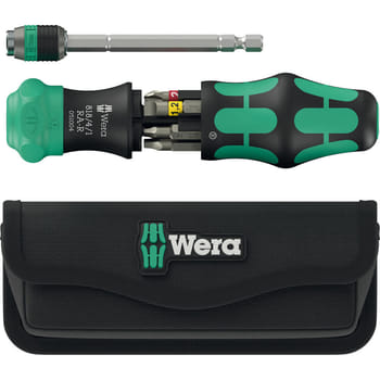 Wera Kraftform Kompakt 6 Piece 26 RA-R Ratchet Screwdriver Set and Pouch