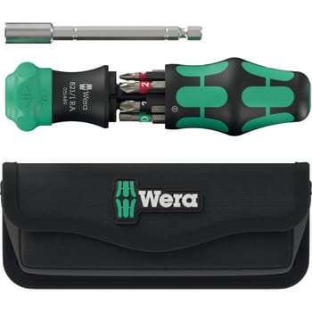 Wera Kraftform Kompakt 6 Piece 28 RA Ratchet Screwdriver Set and Pouch