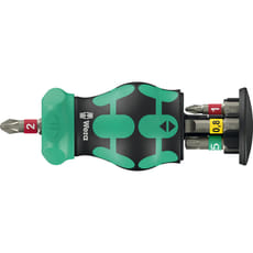 Wera Kraftform Kompakt 6 Piece Stubby Magazine Ratchet Screwdriver Set