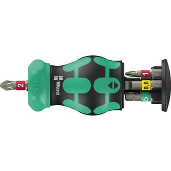 Wera Kraftform Kompakt 6 Piece Stubby Magazine Ratchet Screwdriver Set