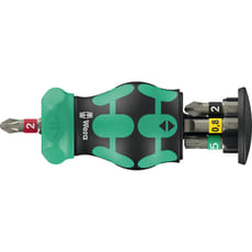 Wera Kraftform Kompakt 6 Piece Stubby Magazine Ratchet Screwdriver Set