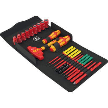 Wera Kraftform Kompakt 24 Piece VDE Insulated Allrounder Screwdriver Set