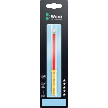 Wera Kraftform Kompakt 3060 IS VDE Stainless Slotted Screwdriver Blade