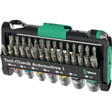 Wera Tool Check 38 Piece Automotive 1/4" Drive Hexagon Socket Set