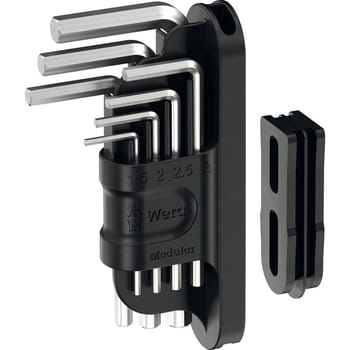 Wera Tool Check 7 Piece Modular Hex Plus 1 L Hexagon Allen Key Set